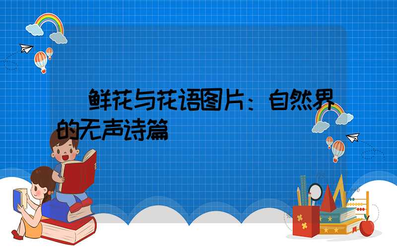  鲜花与花语图片：自然界的无声诗篇